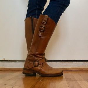 Steve Madden - brown, leather knee high boots